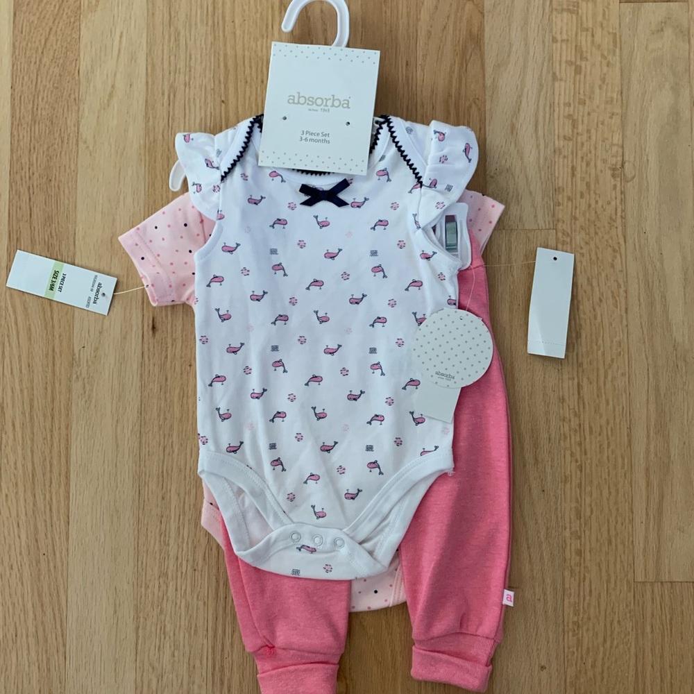Absorba Nautical 3 Piece Set. NWT!